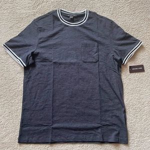 Michael Kors Charcoal Short Sleeve Shirt